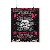 Let The Boy Cook Lyric Poster